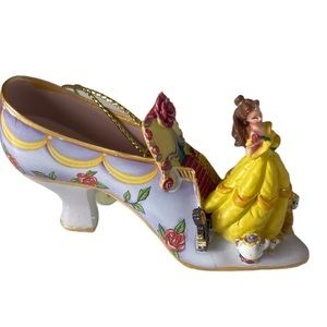Once Upon a Slipper NEW Belle and Tinkerbell Shoe Ornaments